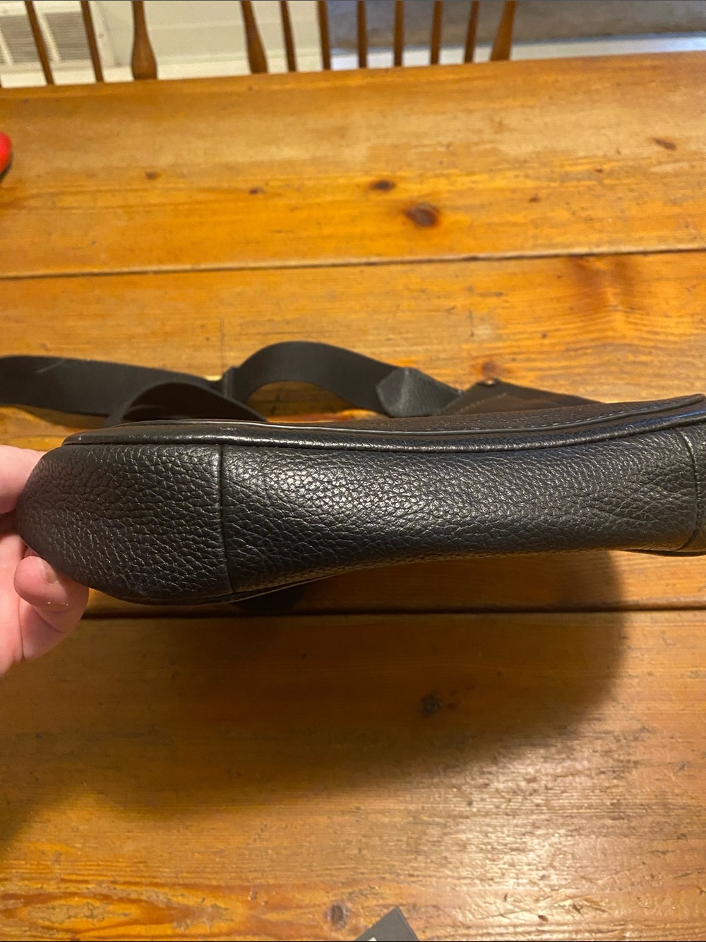 kate spade Black Pebbled Leather Roulette - Picture 4 of 5